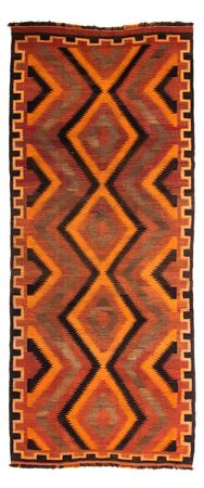 Runner Kelim Rug - Old - 320 x 140 cm - multicolored