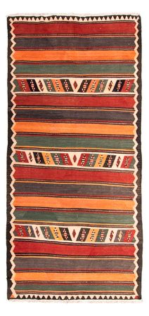 Runner Kelim Rug - Old - 310 x 155 cm - multicolored