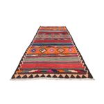 Runner Kelim Rug - Old - 350 x 150 cm - multicolored