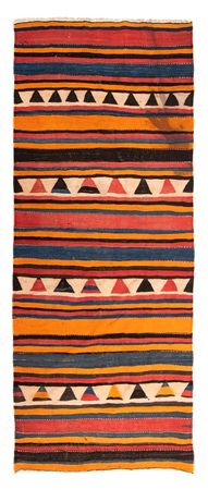 Runner Kelim Rug - Old - 260 x 163 cm - multicolored