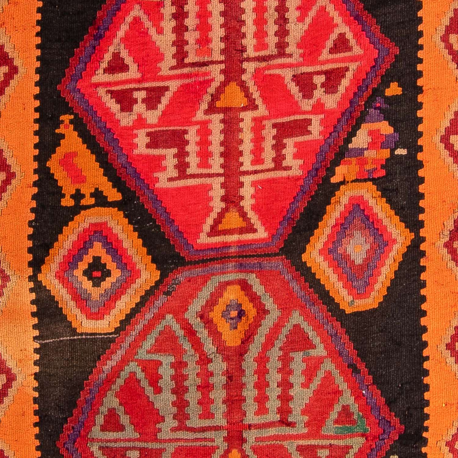 Kelim Rug - Old square  - 150 x 142 cm - multicolored