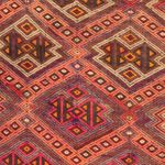 Runner Kelim Rug - Old - 400 x 75 cm - multicolored