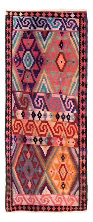 Runner Kelim Rug - Old - 330 x 135 cm - multicolored