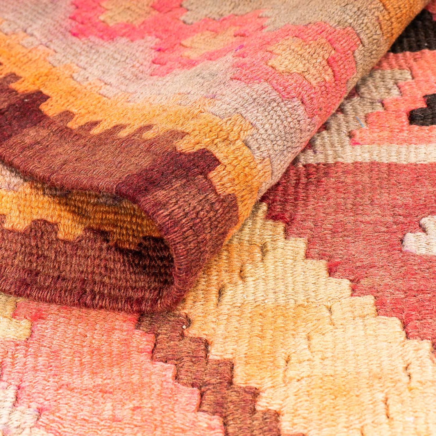 Runner Kelim Rug - Old - 320 x 140 cm - multicolored