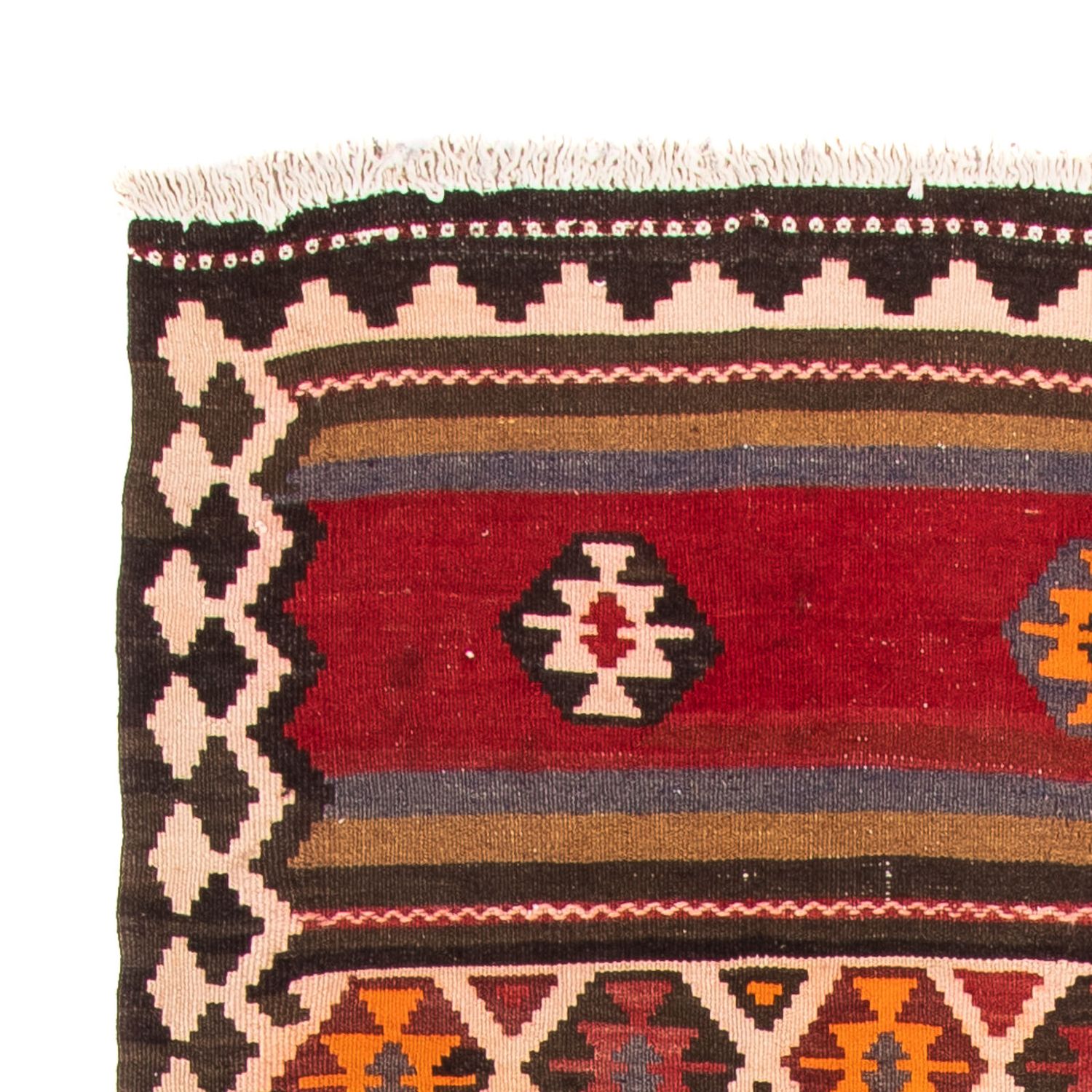 Runner Kelim Rug - Old - 300 x 160 cm - multicolored