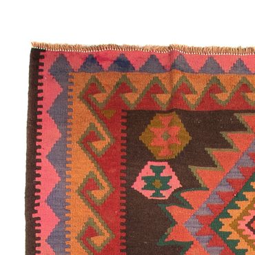 Runner Kelim Rug - Old - 330 x 155 cm - multicolored