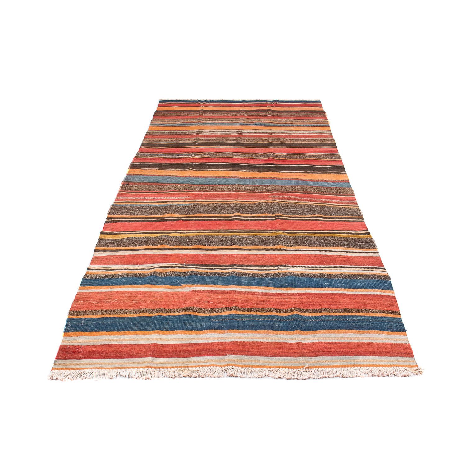 Runner Kelim Rug - Old - 330 x 135 cm - multicolored