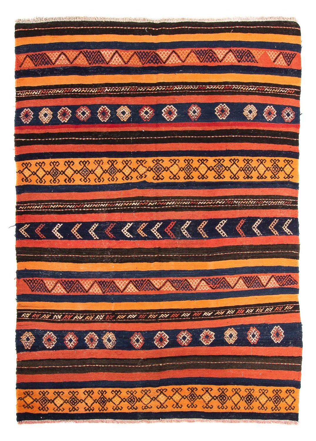 Kelim Rug - Old - 210 x 157 cm - multicolored