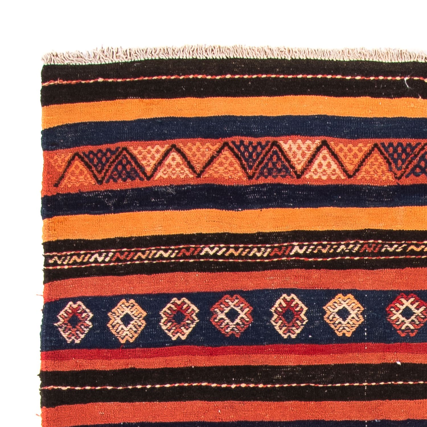 Kelim Rug - Old - 210 x 157 cm - multicolored