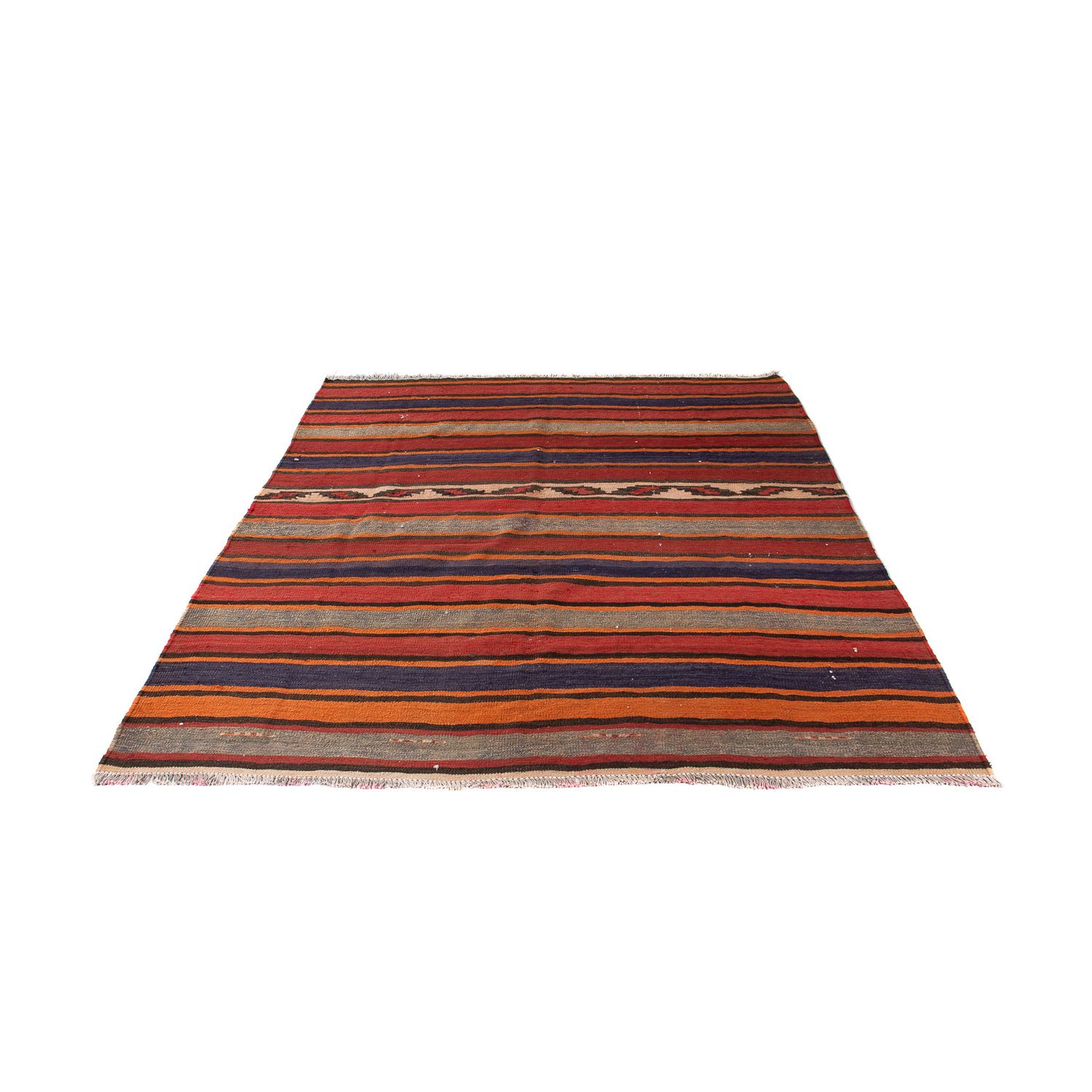 Kelim Rug - Old square  - 185 x 160 cm - multicolored