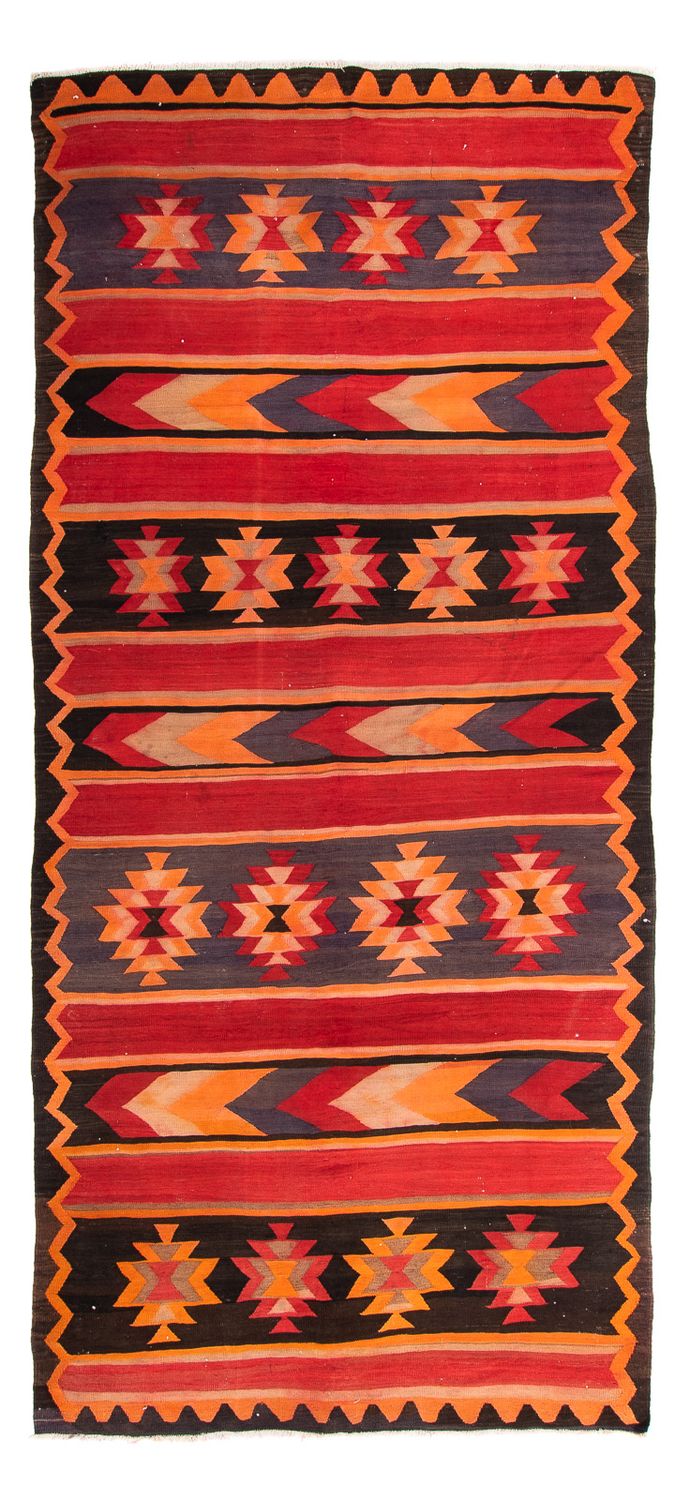 Runner Kelim Rug - Old - 325 x 150 cm - multicolored