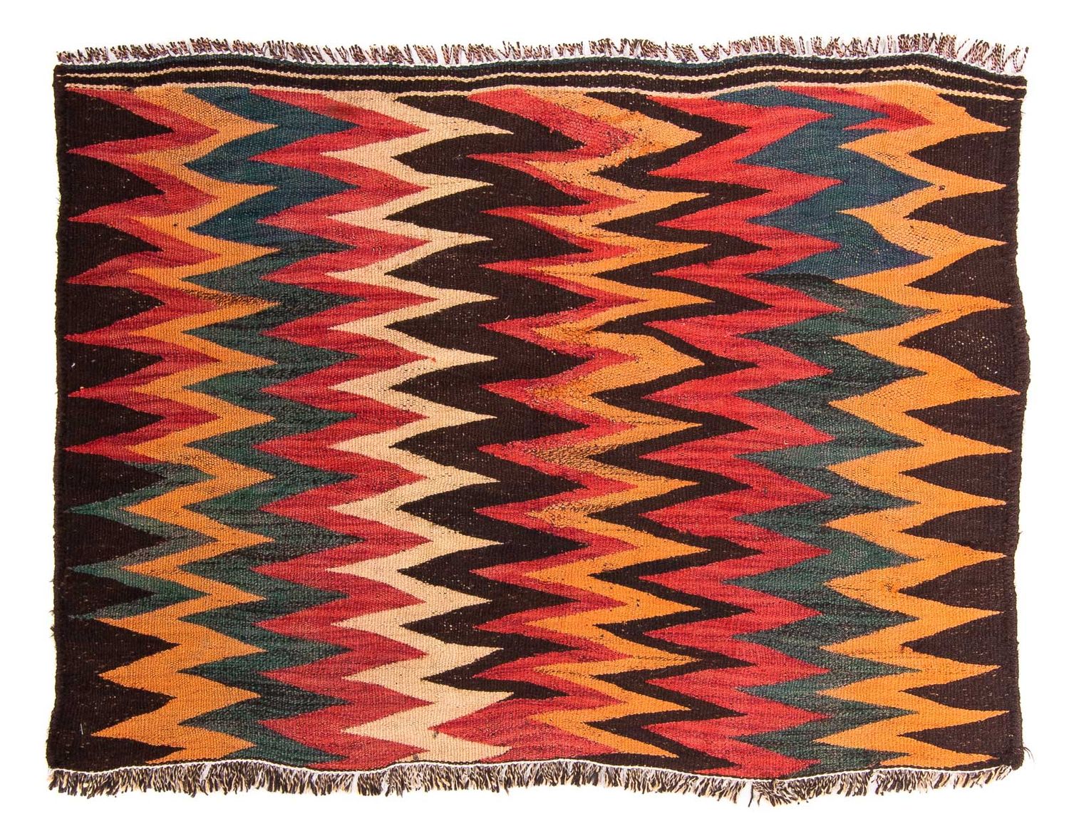 Kelim Rug - Old - 130 x 90 cm - multicolored