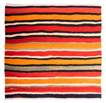 Kelim Rug - Old square  - 180 x 170 cm - multicolored