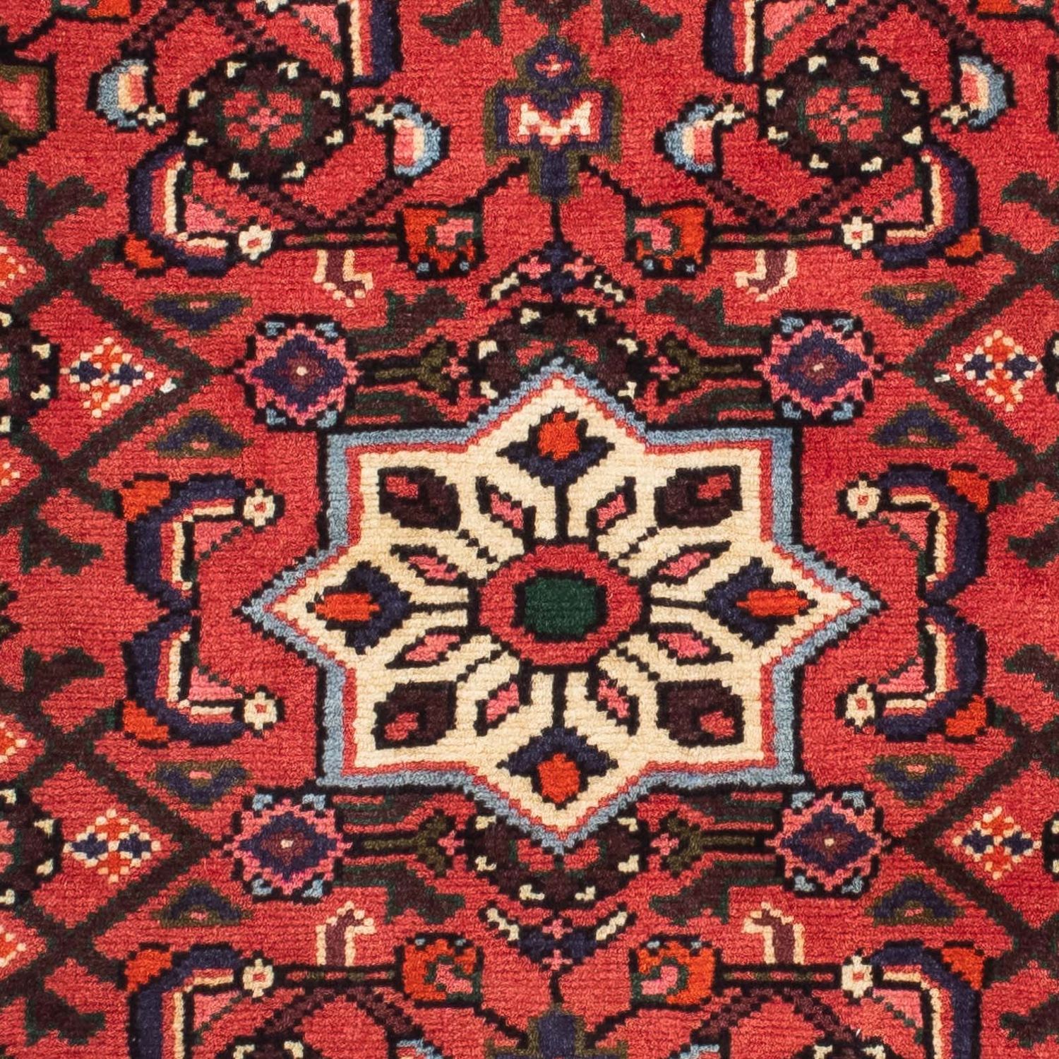 Runner Perser Rug - Nomadic - 198 x 75 cm - dark red