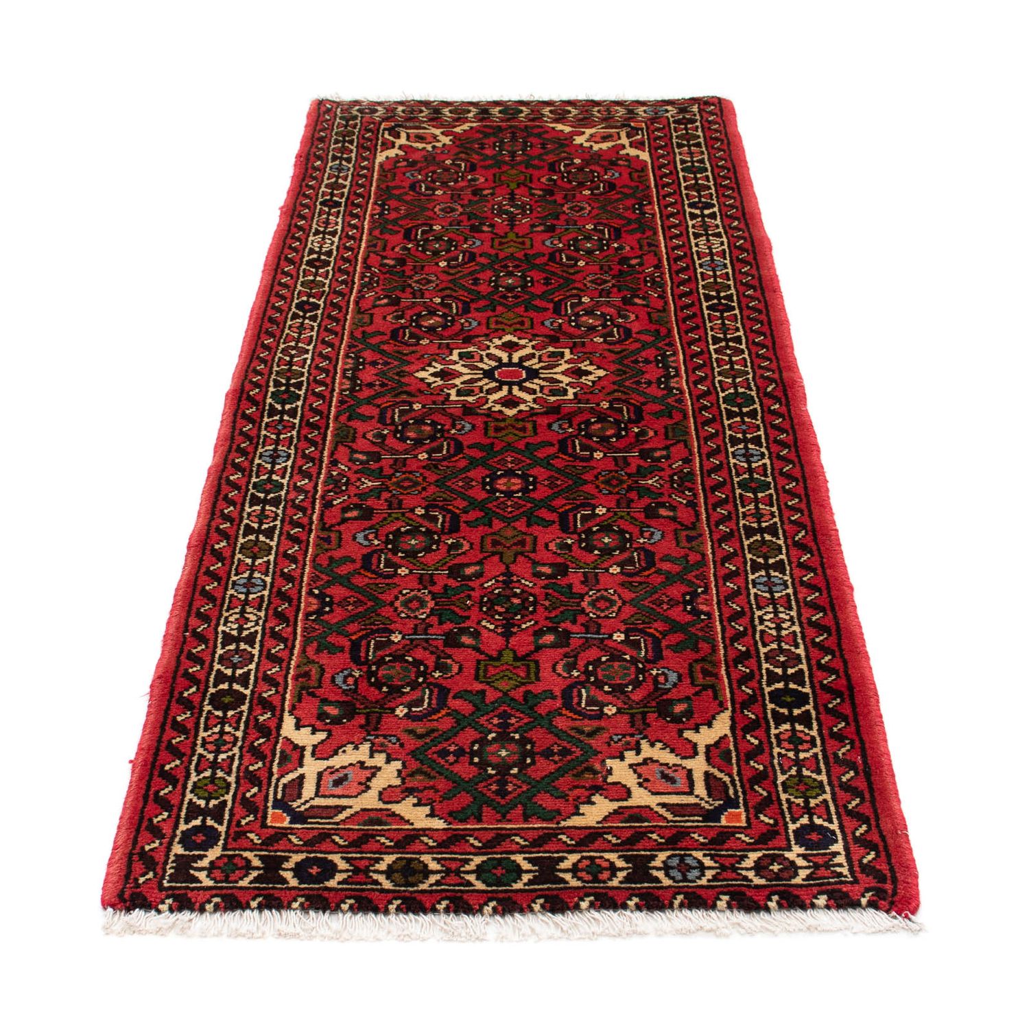 Runner Perser Rug - Nomadic - 192 x 73 cm - dark red