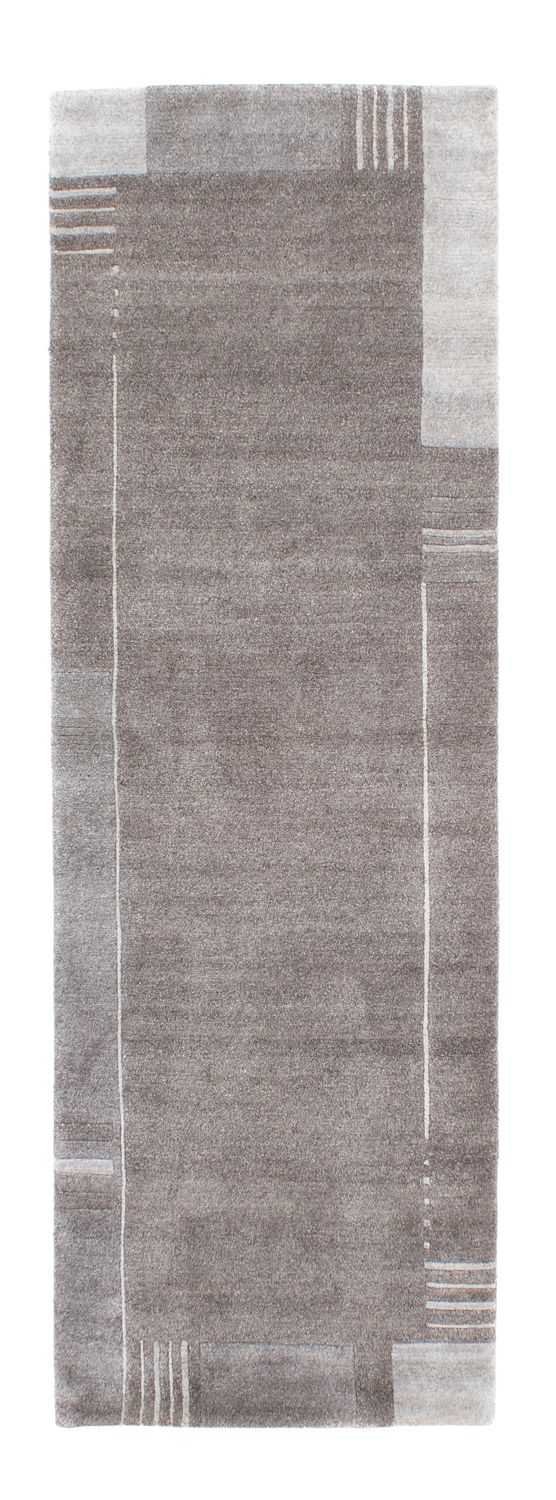 Runner Nepal Rug - 250 x 80 cm - grey