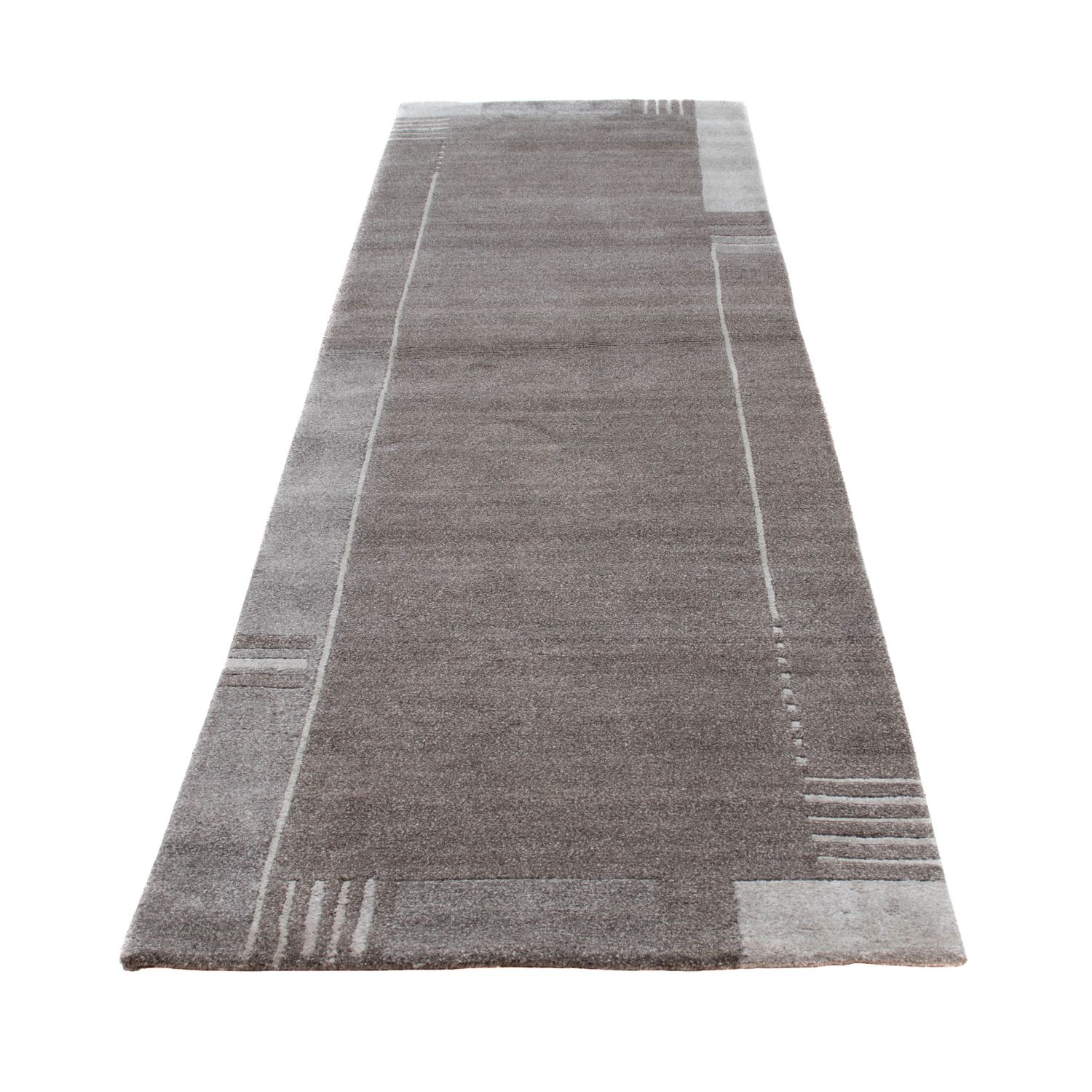 Runner Nepal Rug - 300 x 80 cm - grey