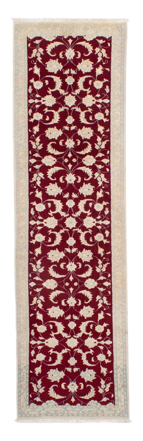 Runner Perser Rug - Nain - 295 x 82 cm - dark red