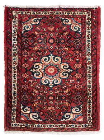 Perser Rug - Nomadic - 98 x 73 cm - dark red