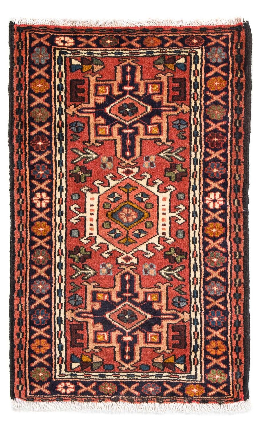 Perser Rug - Nomadic - 100 x 65 cm - rust