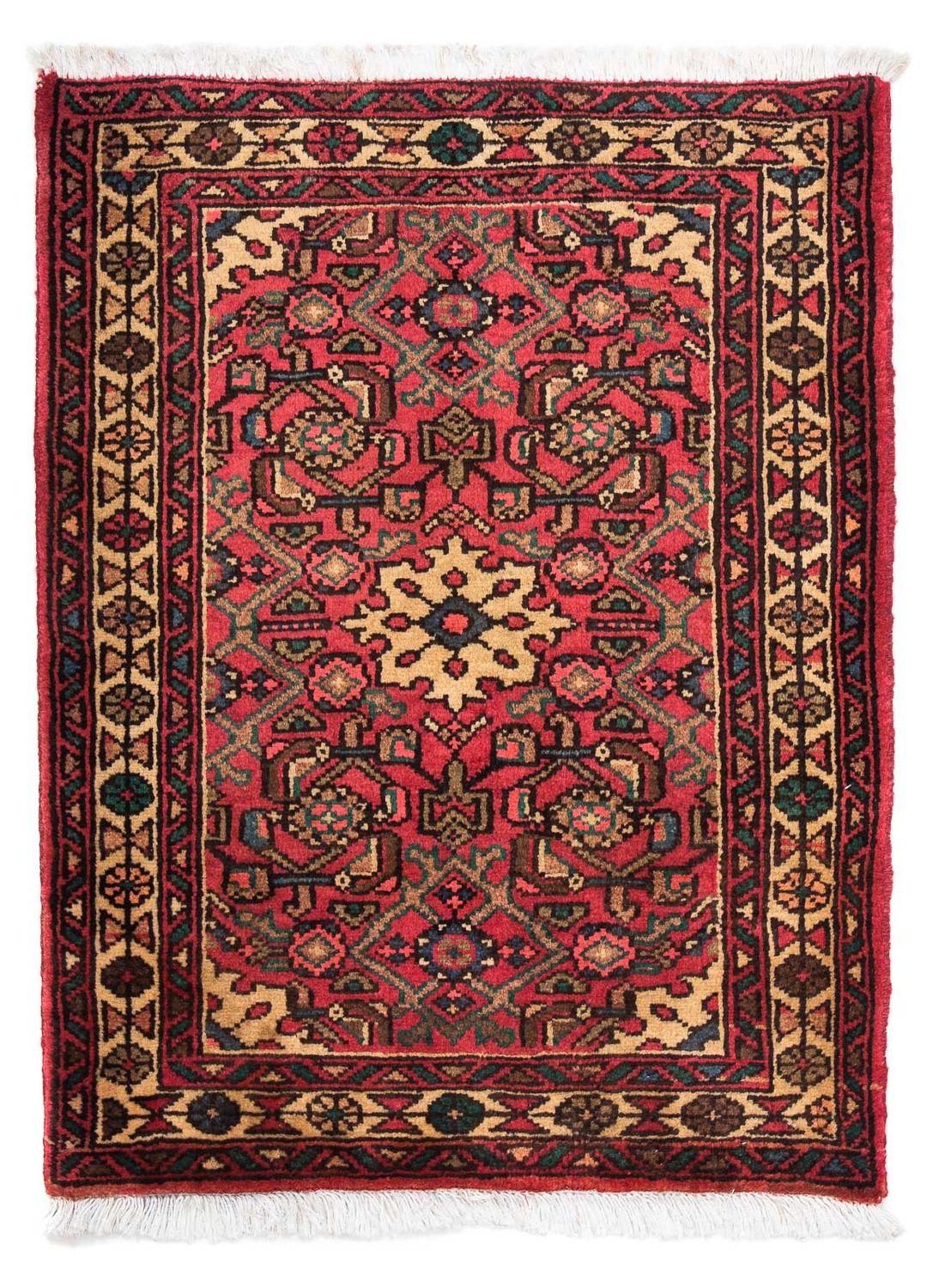 Perser Rug - Nomadic - 91 x 70 cm - dark red