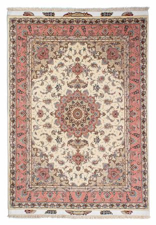 Perser Rug - Tabriz - Royal - 210 x 150 cm - beige