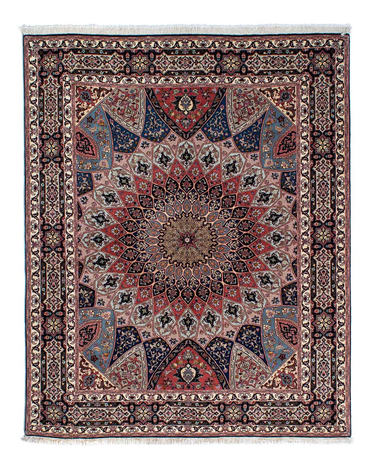 Perser Rug - Tabriz - Royal - 190 x 156 cm - light brown