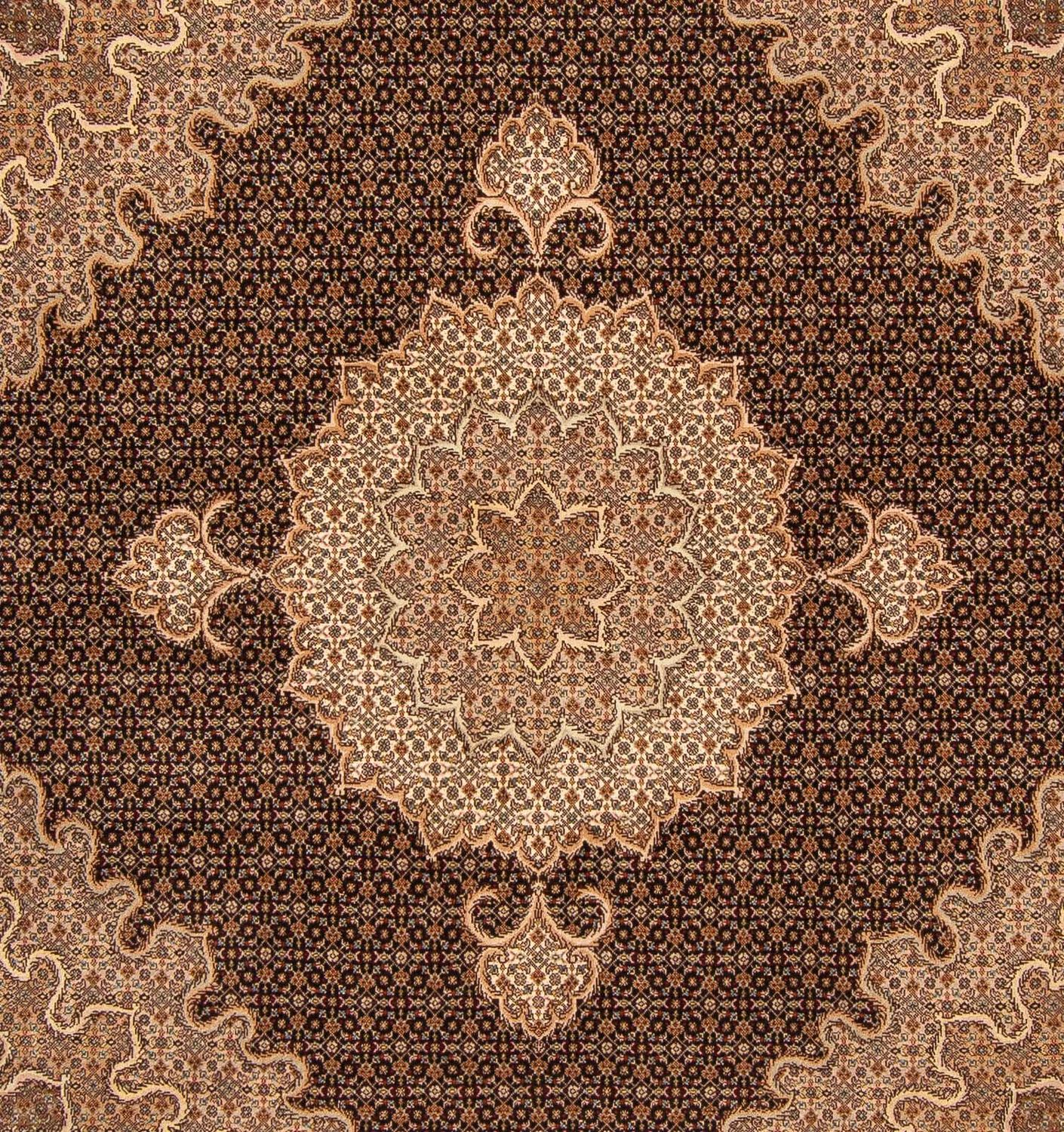 Perser Rug - Tabriz square  - 210 x 200 cm - light brown