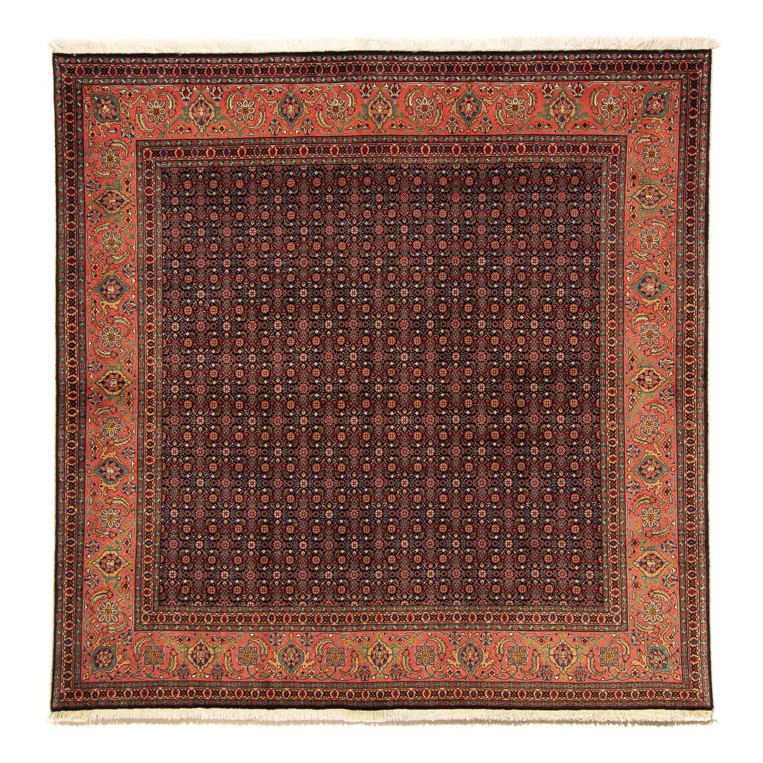 Perser Rug - Tabriz square  - 200 x 195 cm - dark blue