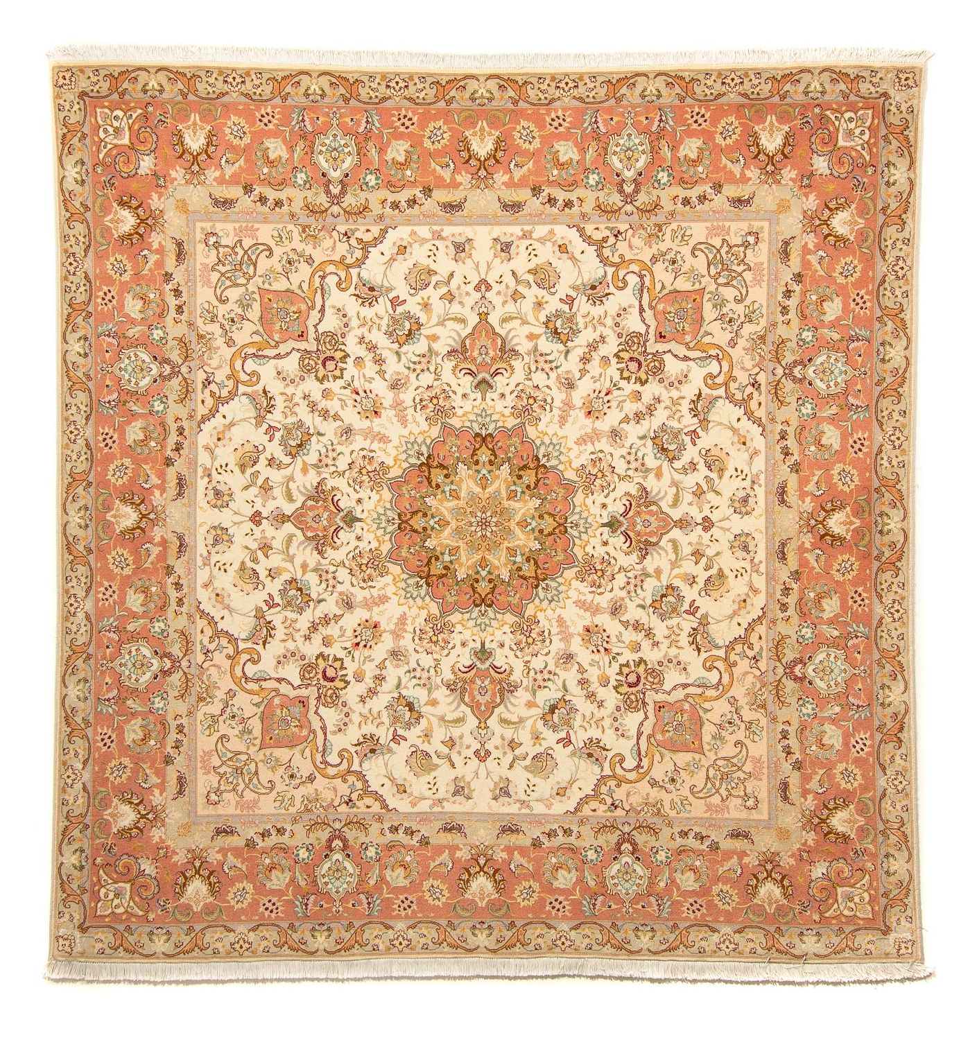 Perser Rug - Tabriz - Royal square  - 212 x 205 cm - beige