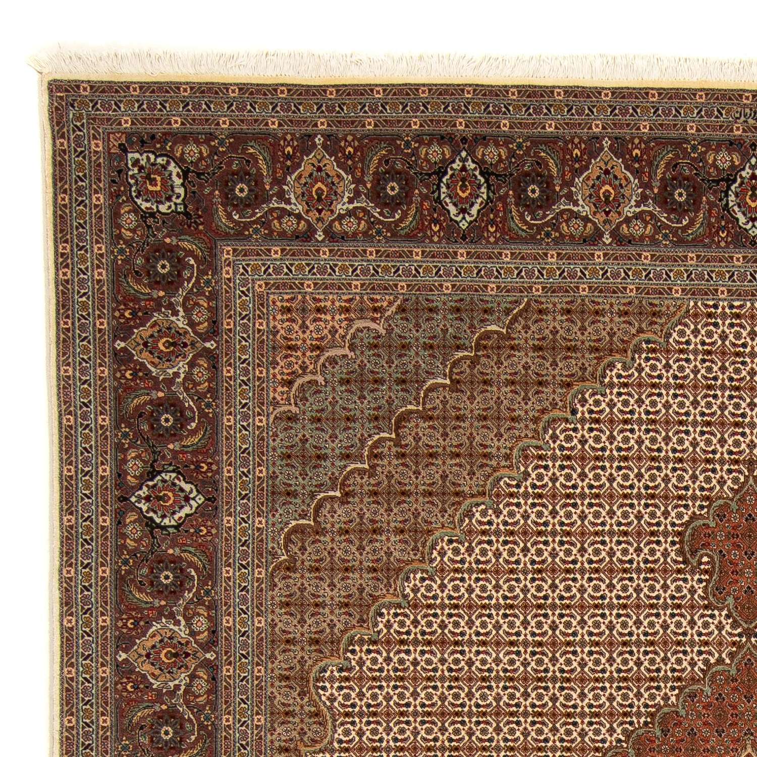 Perser Rug - Tabriz - 252 x 202 cm - light brown