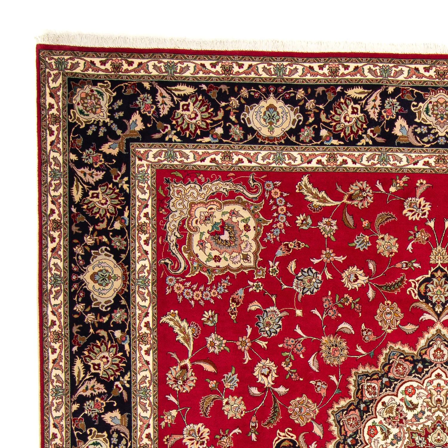 Perser Rug - Tabriz - Royal square  - 254 x 254 cm - red