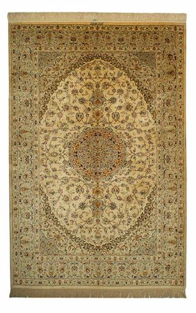 Perser Rug - Ghom - 200 x 133 cm - beige