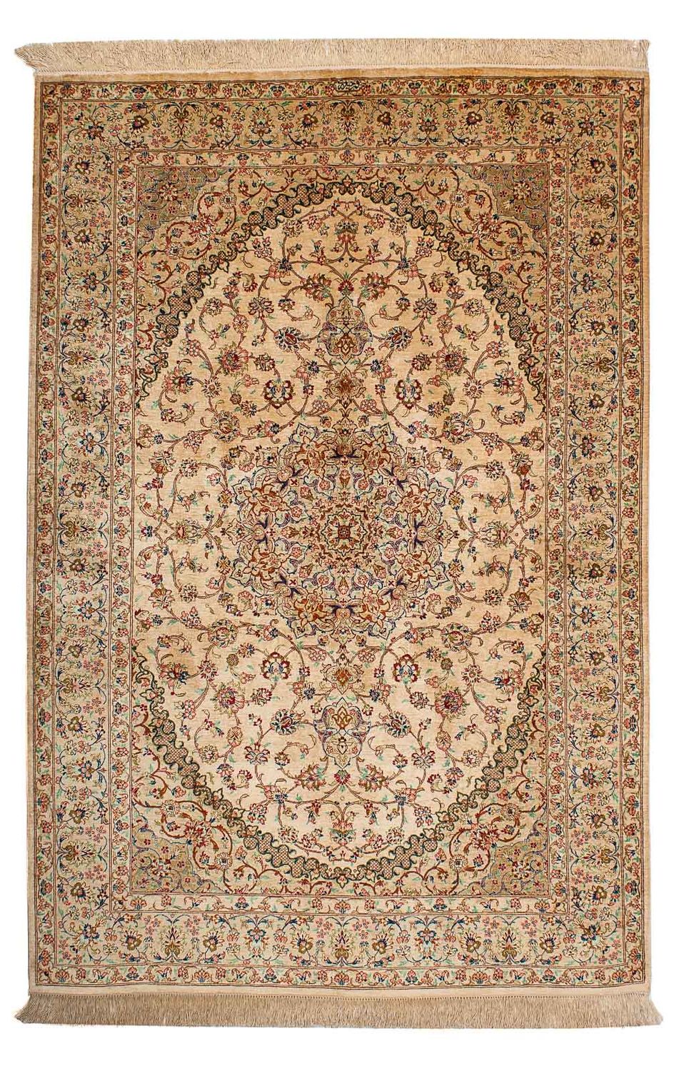 Perser Rug - Ghom - 195 x 131 cm - beige