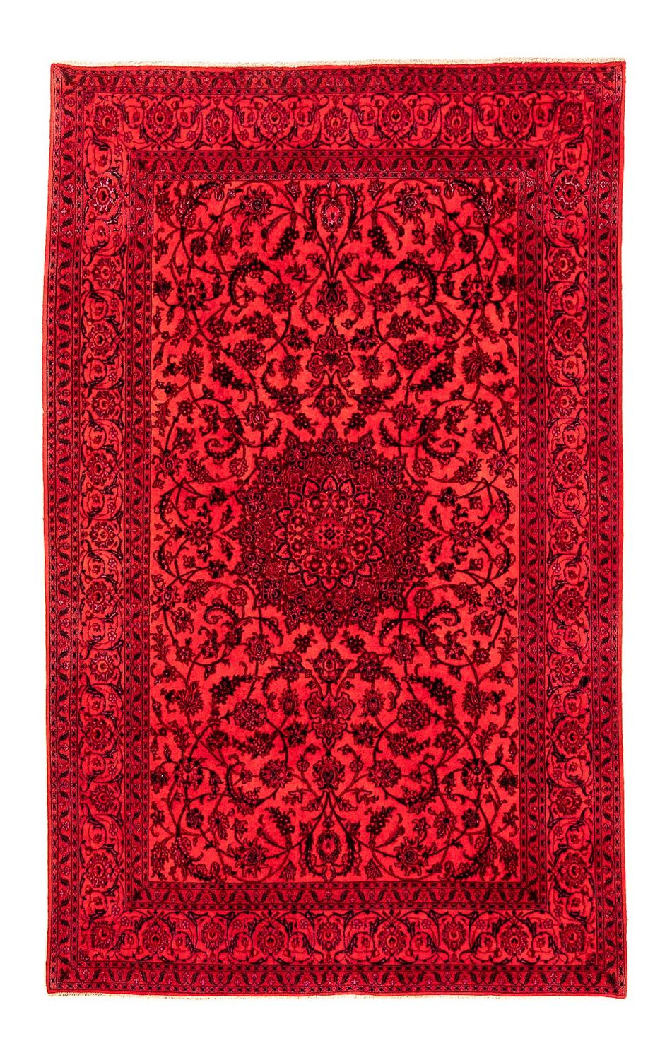 Perser Rug - Nain - 306 x 197 cm - dark red