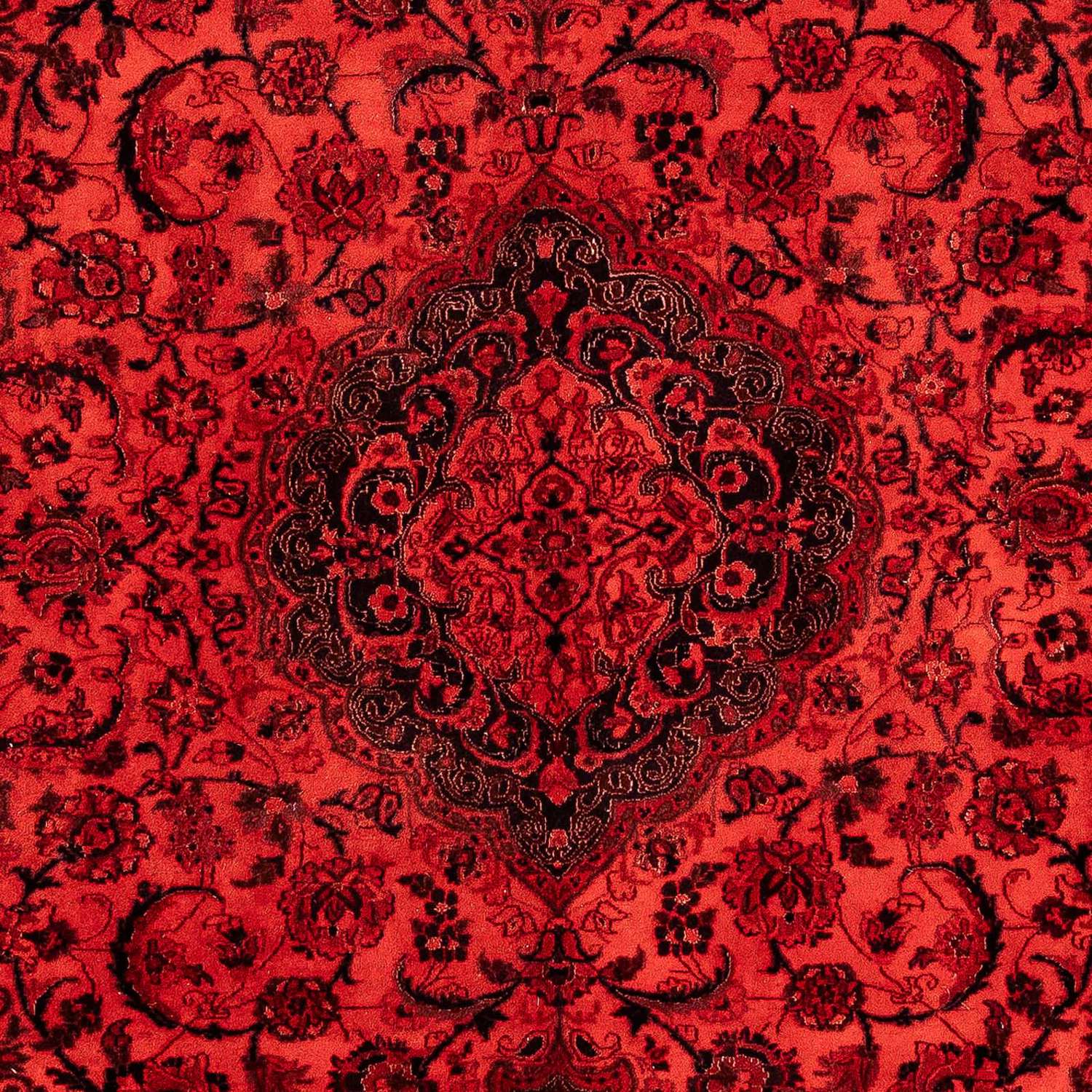 Perser Rug - Nain - 286 x 196 cm - dark red