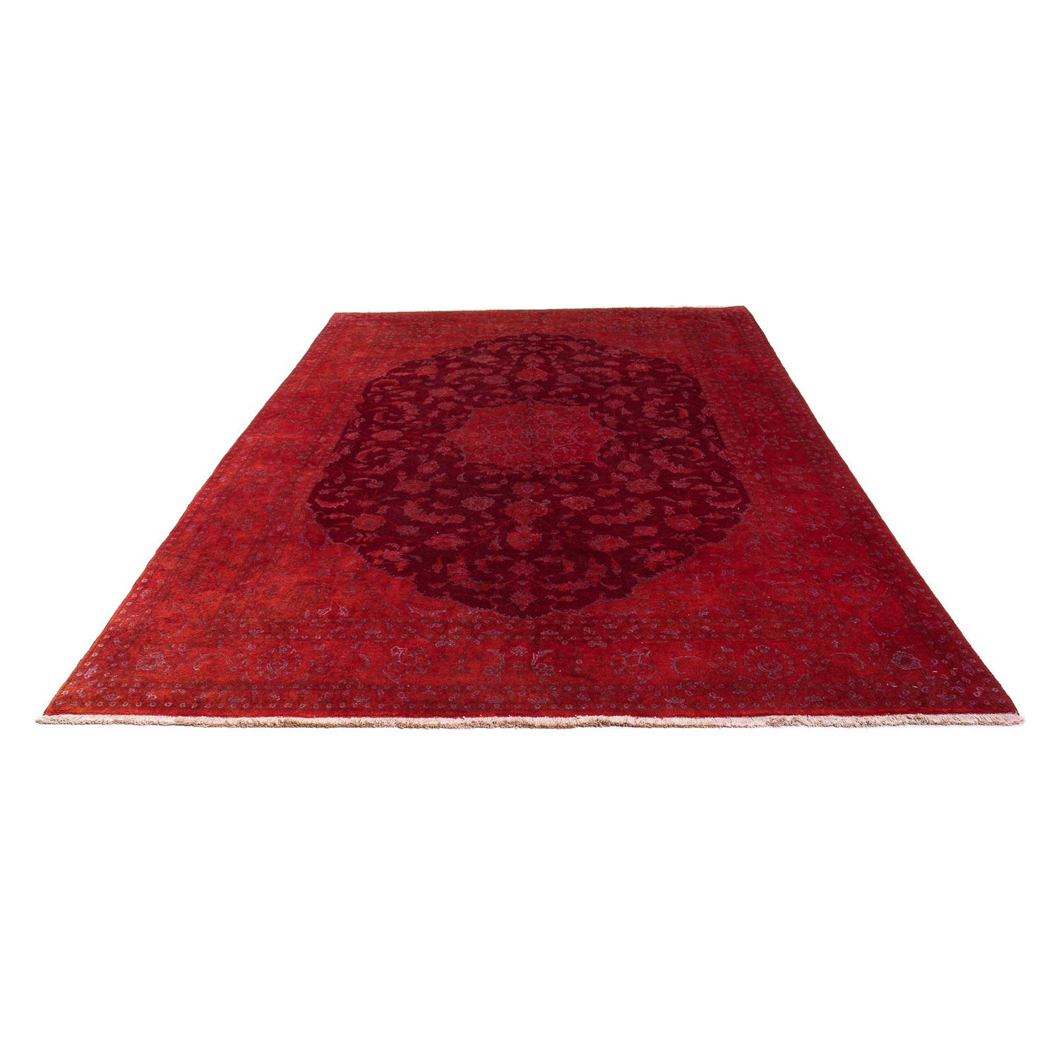 Perser Rug - Nain - 288 x 195 cm - dark red