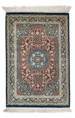 Perser Rug - Ghom - 92 x 61 cm - dark blue