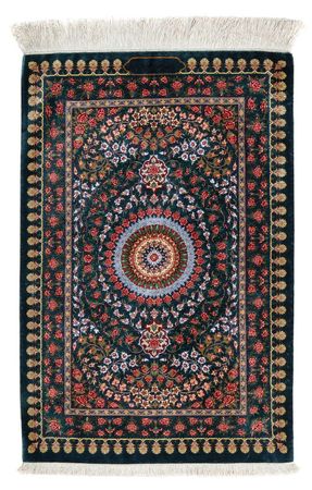 Perser Rug - Ghom - 93 x 60 cm - dark blue