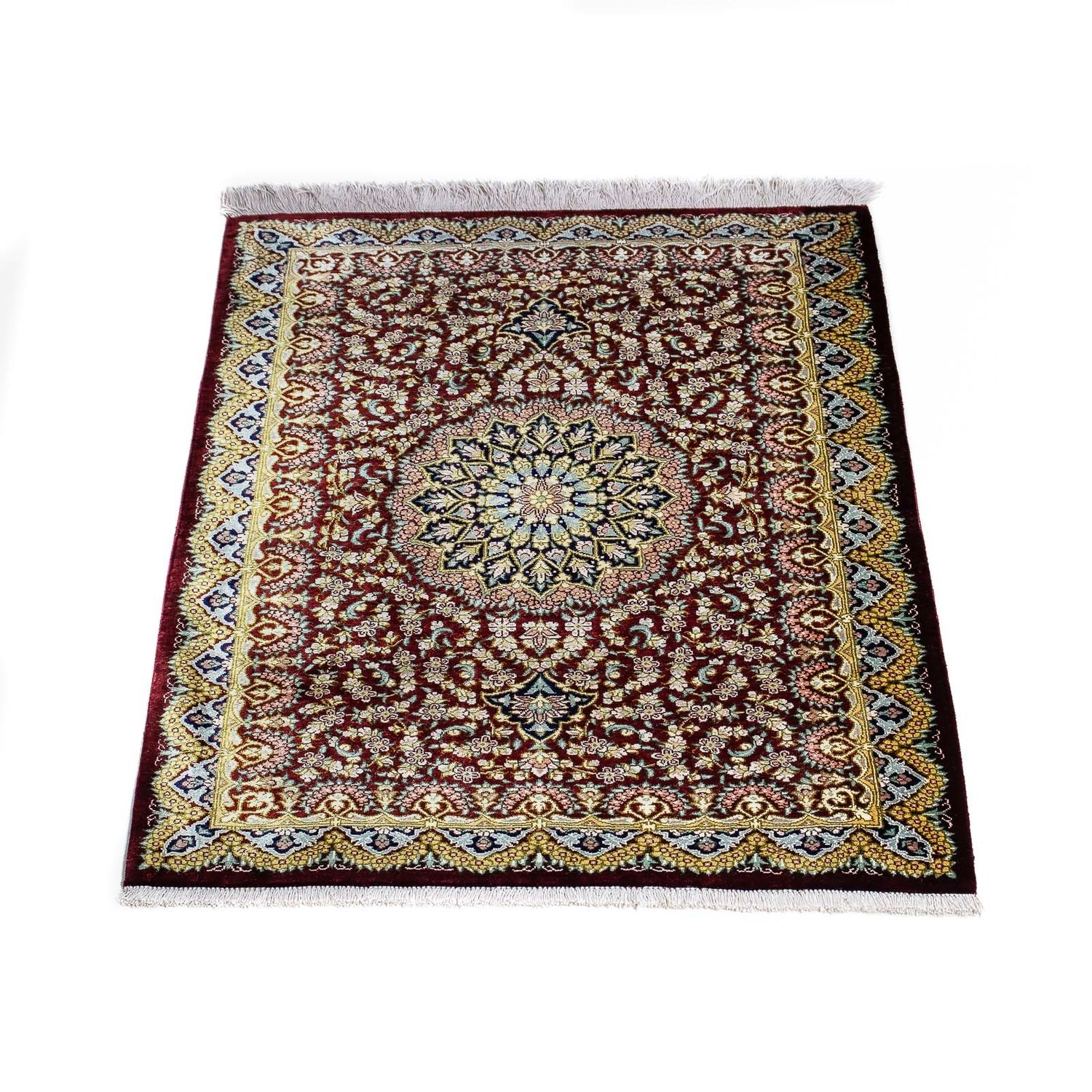 Perser Rug - Ghom - 78 x 57 cm - multicolored