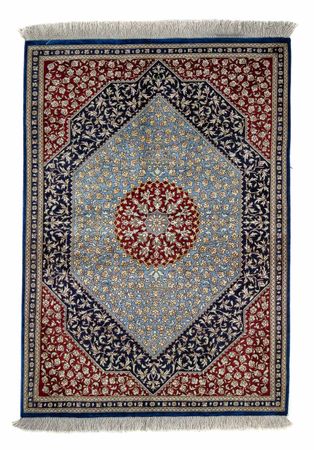 Perser Rug - Ghom - 84 x 60 cm - dark blue