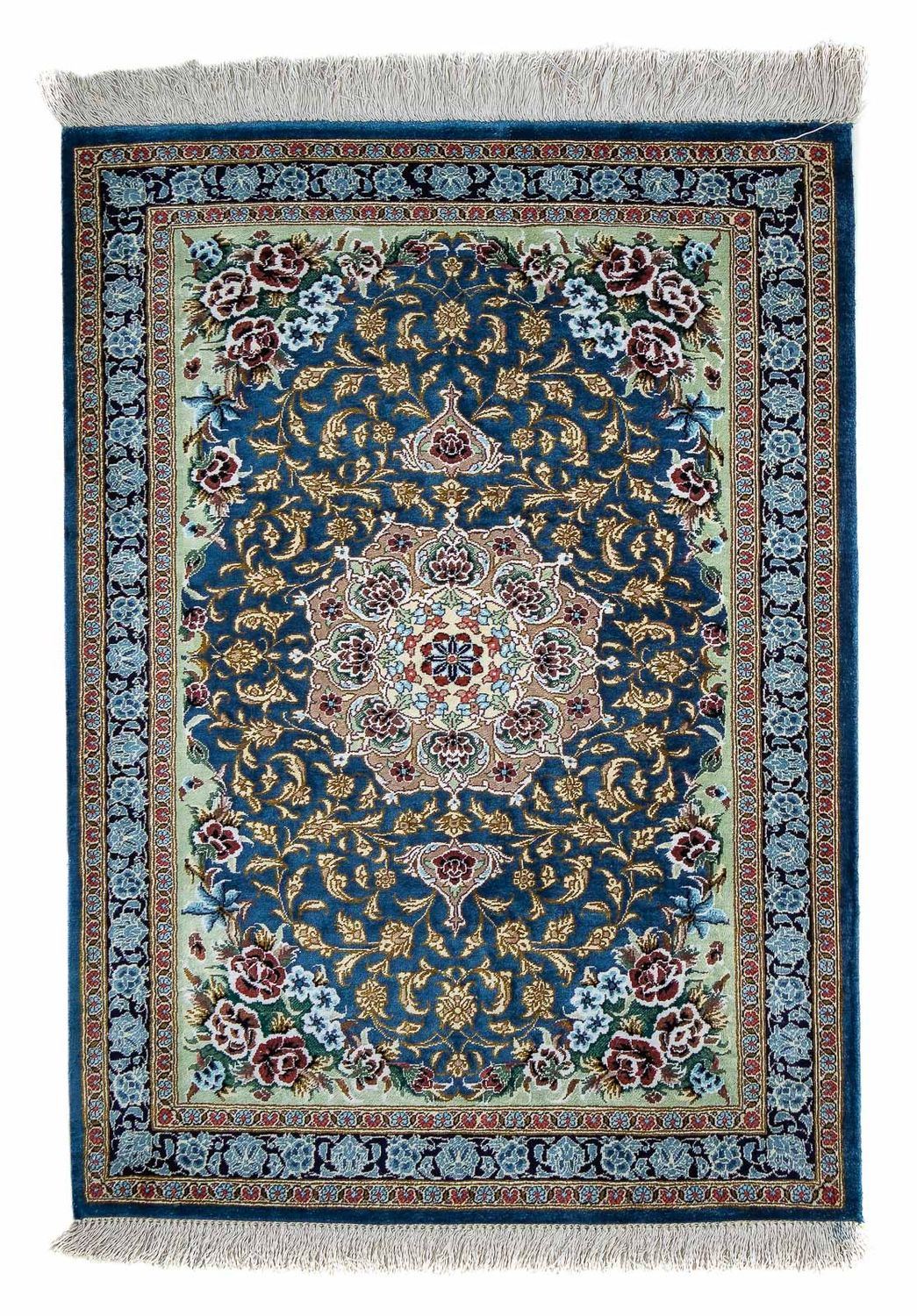 Perser Rug - Ghom - 85 x 59 cm - blue