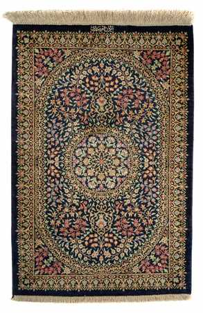 Perser Rug - Ghom - 91 x 61 cm - dark blue