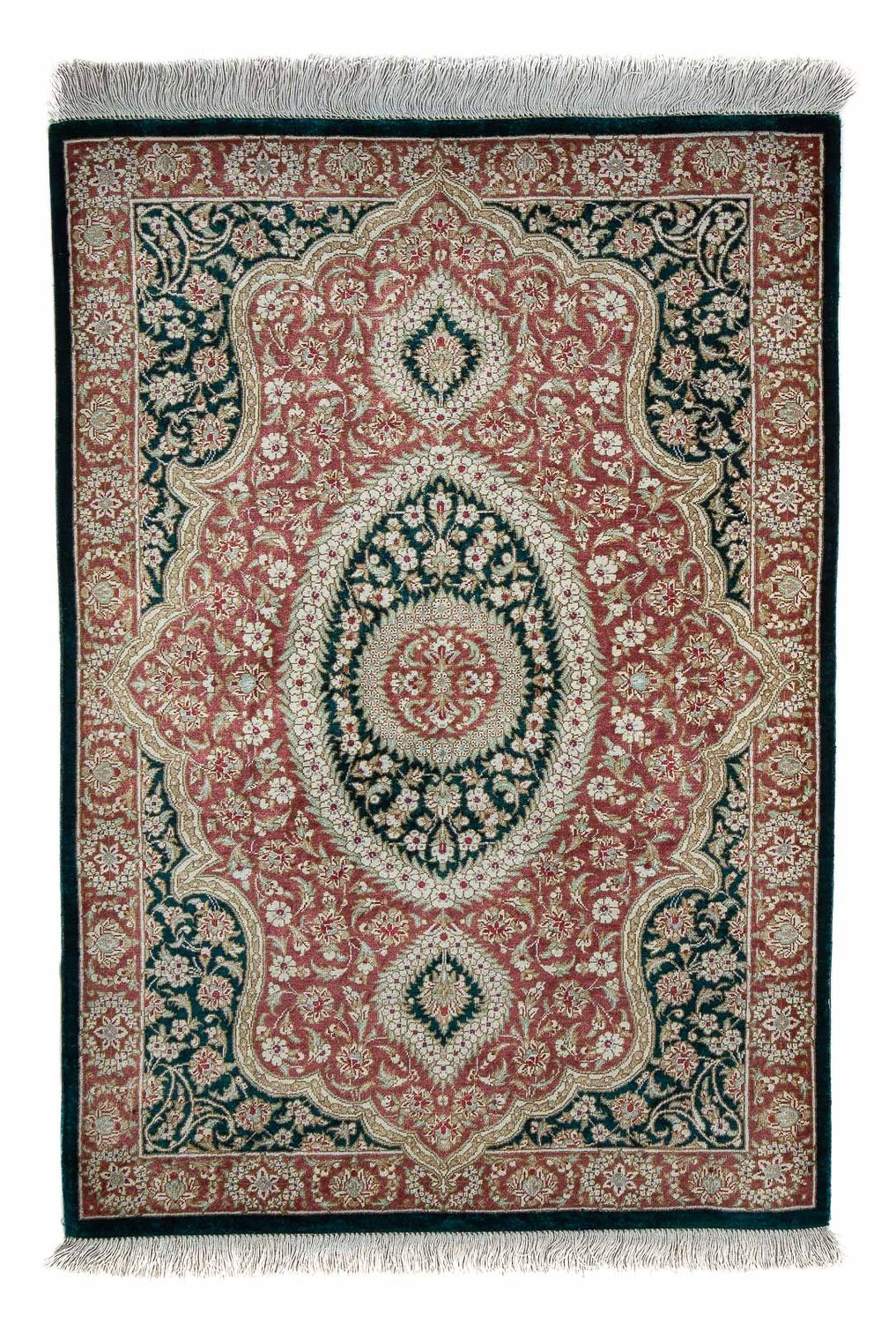 Perser Rug - Ghom - 85 x 58 cm - dark blue