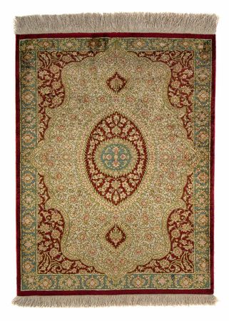 Perser Rug - Ghom - 78 x 58 cm - dark red