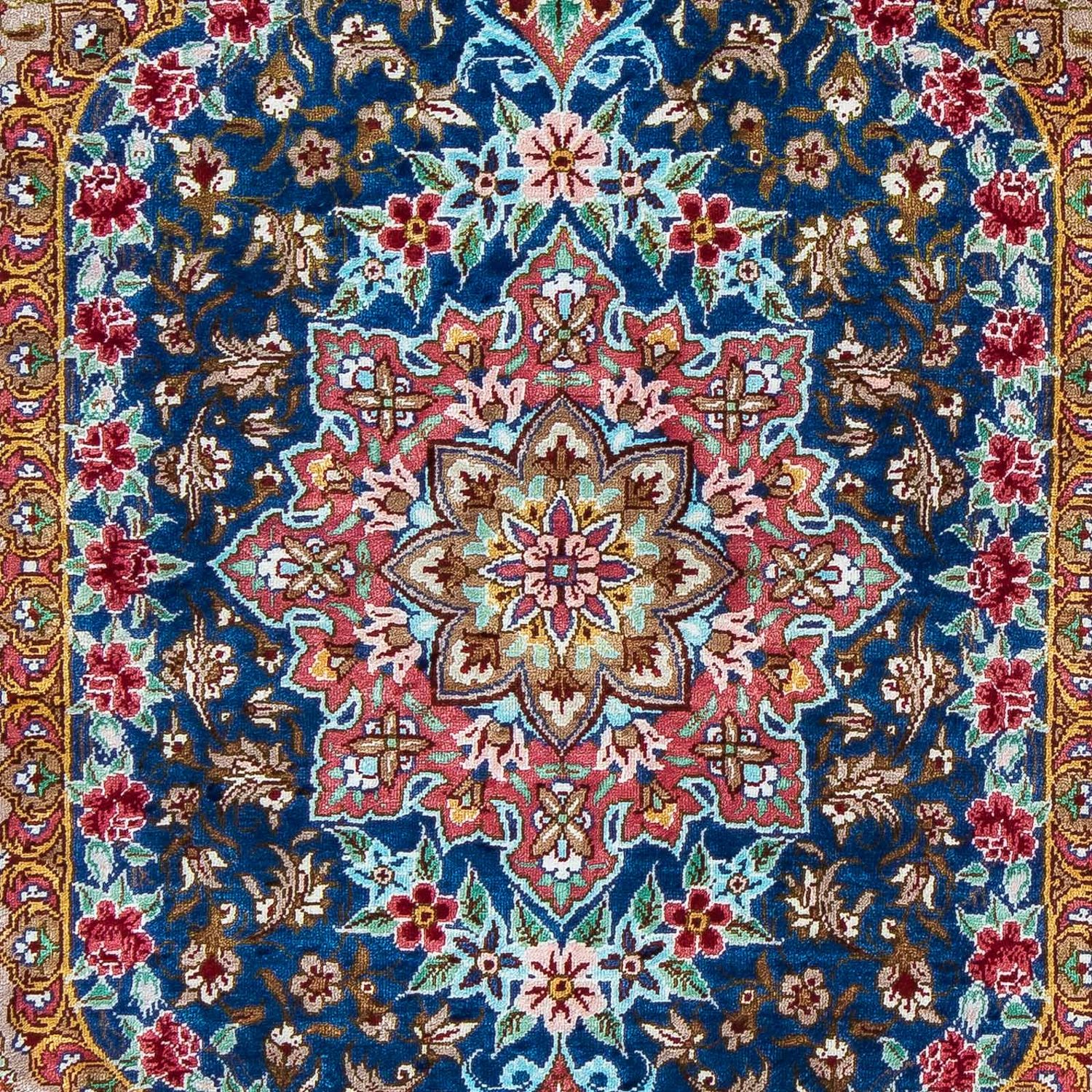 Perser Rug - Ghom - 80 x 55 cm - dark blue