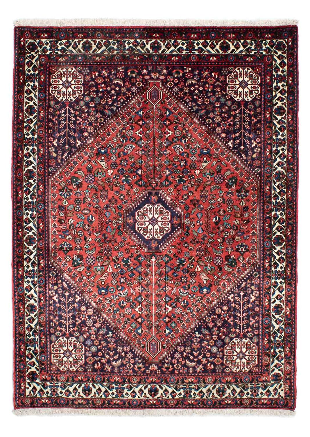 Gabbeh Rug - Kashkuli Perser - 203 x 153 cm - dark red