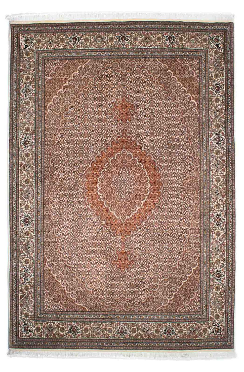 Perser Rug - Tabriz - 246 x 170 cm - light brown