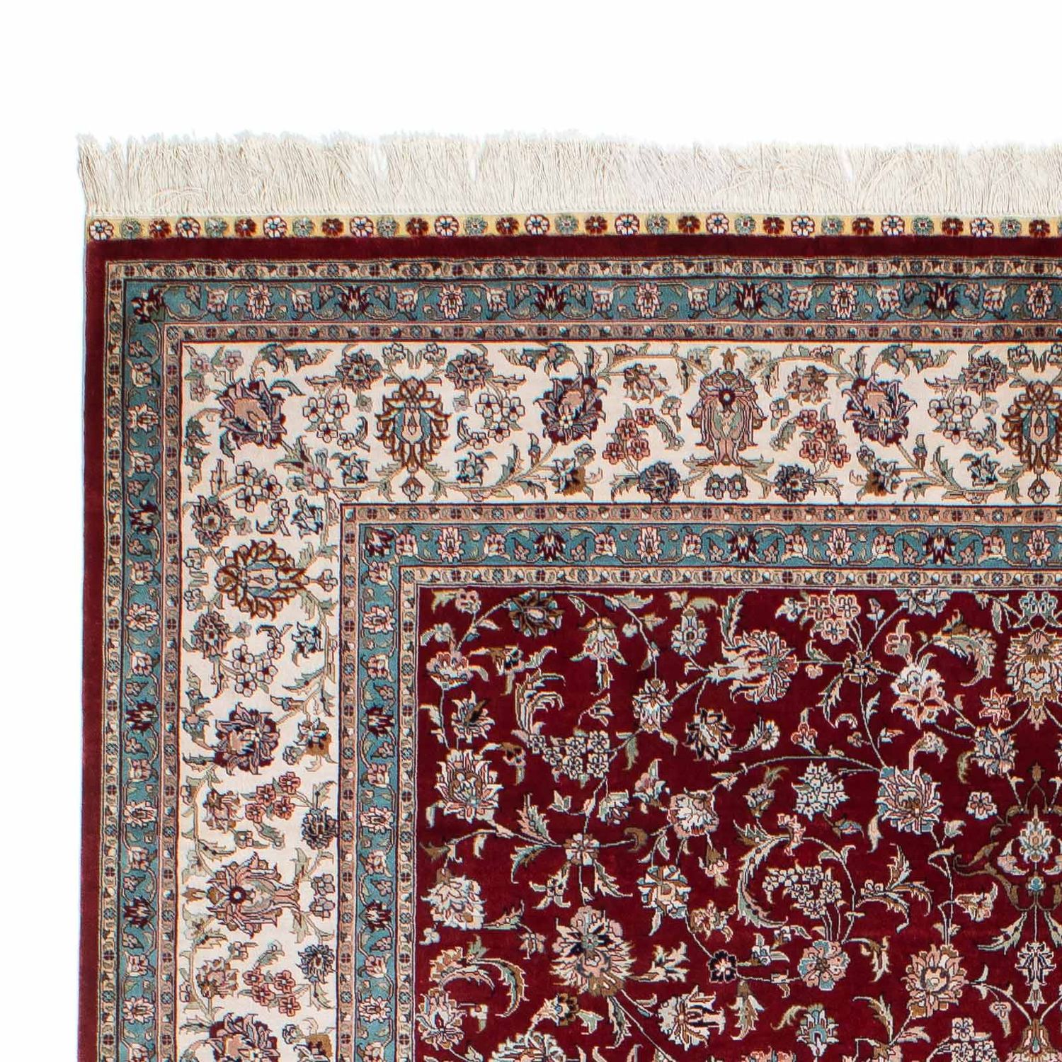 Oriental Rug - Hereke - 246 x 170 cm - dark red