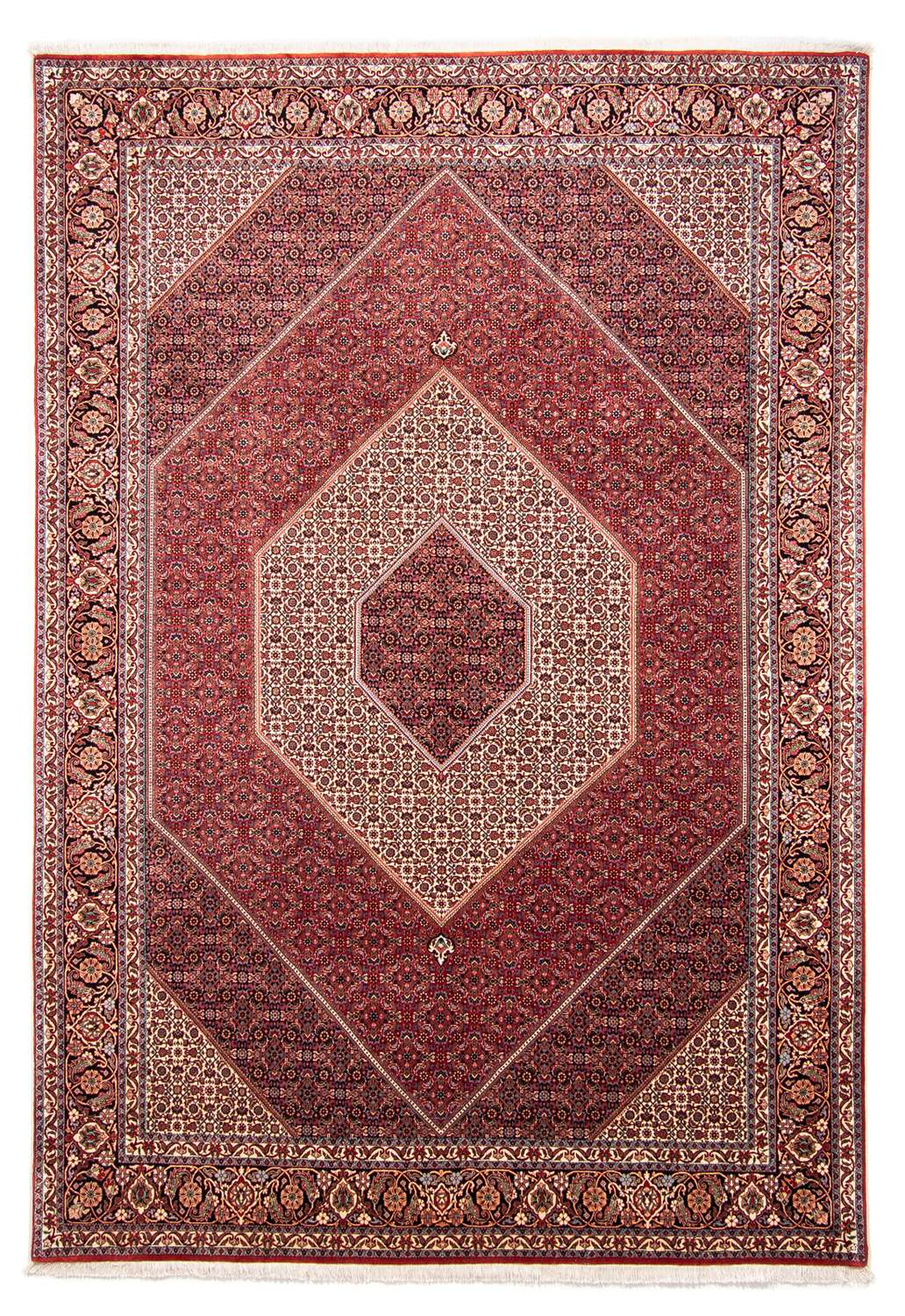 Perser Rug - Bidjar - 358 x 253 cm - dark red
